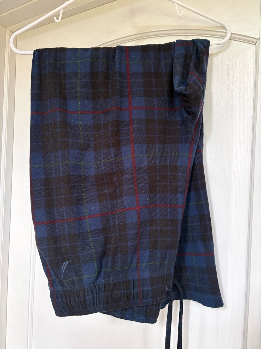Nautica Blue Plaid Men's Sweatpants